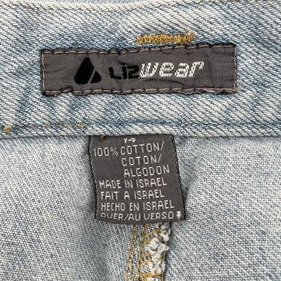 Lizwear By Liz Claiborne Jean Shorts Size 14 Women's - Picture 2 of 4